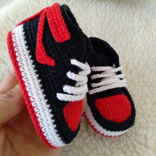 sapatinho de crochê para bebê em Oferta na Shopee