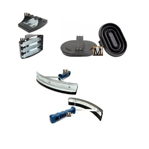 Kit Rodo raspador + raspadeira de borracha + raspadeira c/ alça de pvc