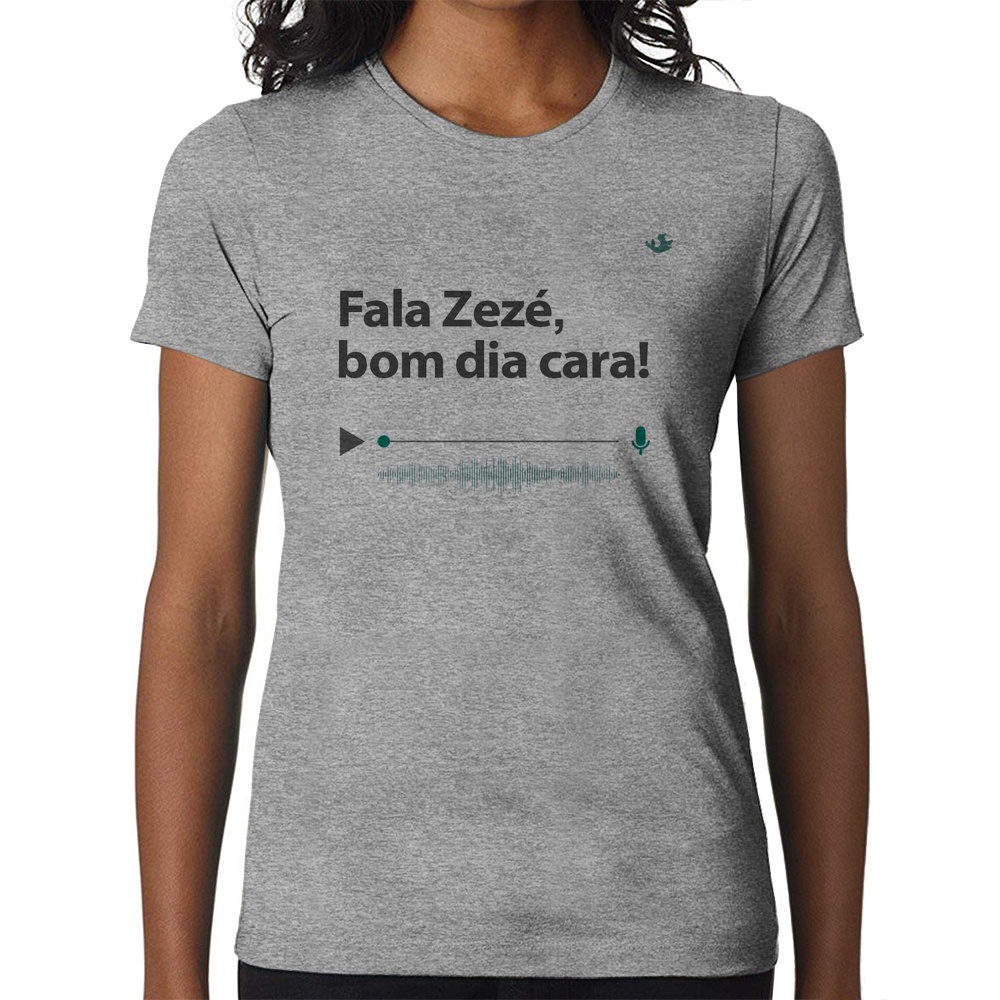 Baby Look Fala Zezé, bom dia cara! | Shopee Brasil