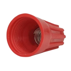 50x Conectores Torção Isolado Vermelho Emenda 4,0 a 16,0 mm Isolamento Isolação Elétrica Terminal Junção