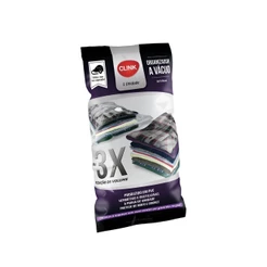 Kit 5 Saco À Vácuo Organizador Roupa 50 X 60 Cm Clink
