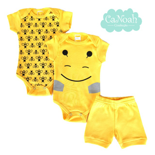 Roupa De Bebe Kit body 3 Peças body MENINA ou MENINO enxoval VERÃO - 3500 em Oferta na Shopee