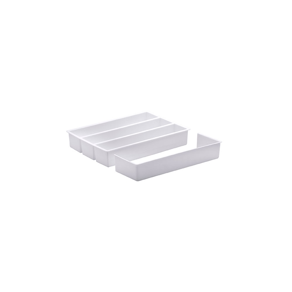 Organizador De Utensílios Com Extensor Branco 35 x 25 x 6,5 - 1355