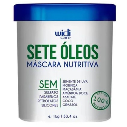 Máscara Nutritiva Sete Óleos 1kg Widi Care