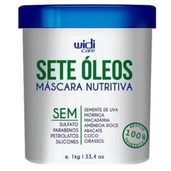 Máscara Nutritiva Sete Óleos 1kg Widi Care