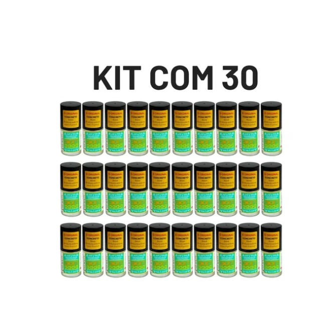 Kit C/30 Bases Concreto Endurecedor -Top Beauty  (Atacado) em Oferta na Shopee