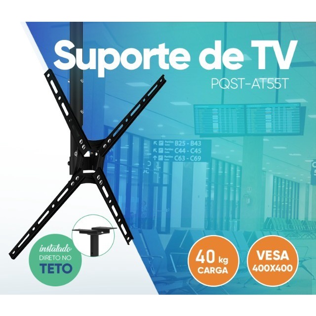 Suporte De TV Para TETO 13 A 55 Polegadas LCD LED OLED QLED E Plasma