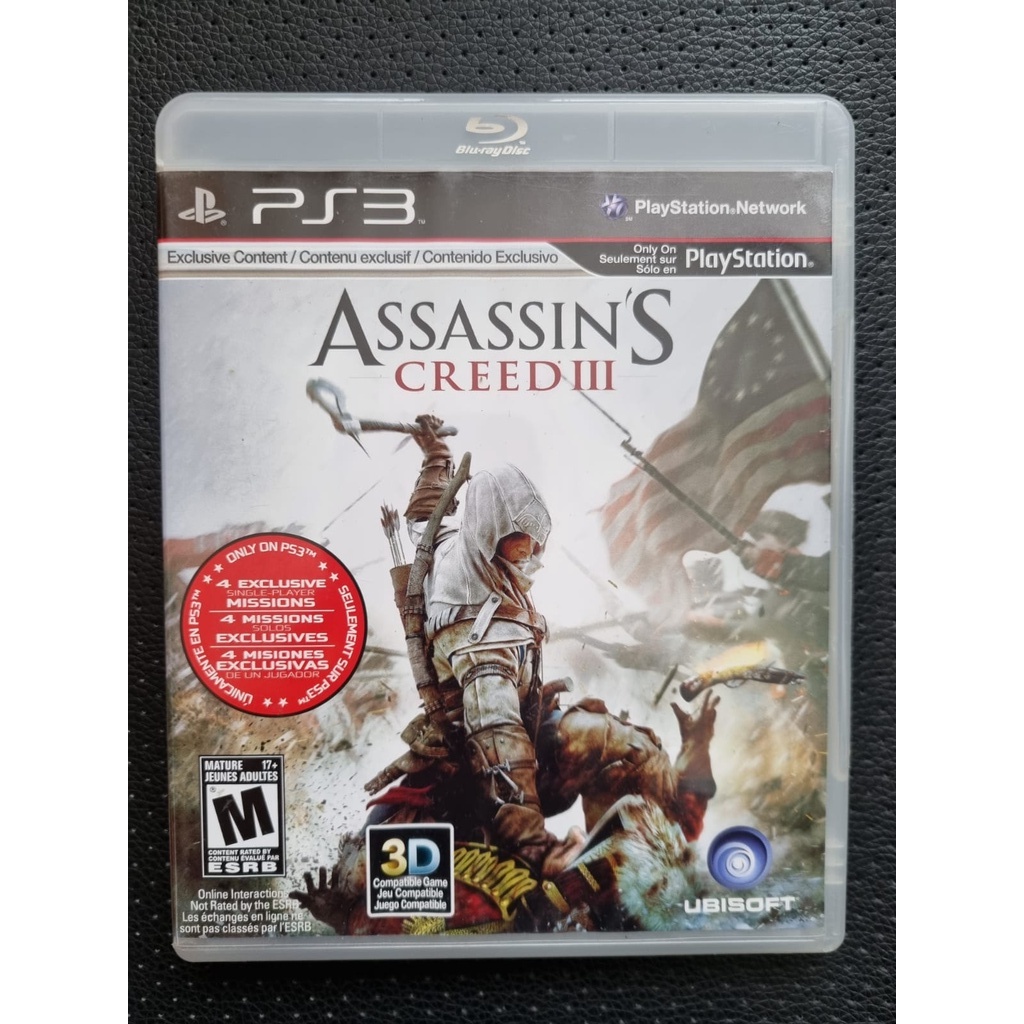 Jogo Assassin's Creed 3 PS3 Original Mídia Física Impecável | Shopee Brasil