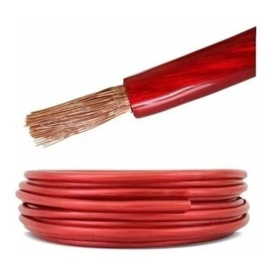 Rolo Fio 10mm de Som Automotivo 100% Cobre 6 metros De Alimentação Ultra Flexível Som Automotivo
