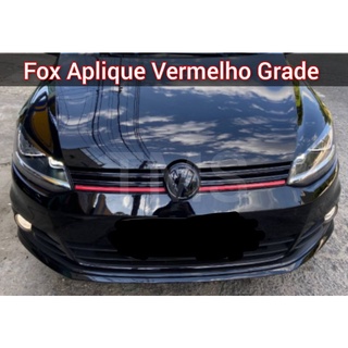 Aplique Friso Vermelho Fox detalhe Pepper Grade 2015 ate 2022 em Oferta na Shopee