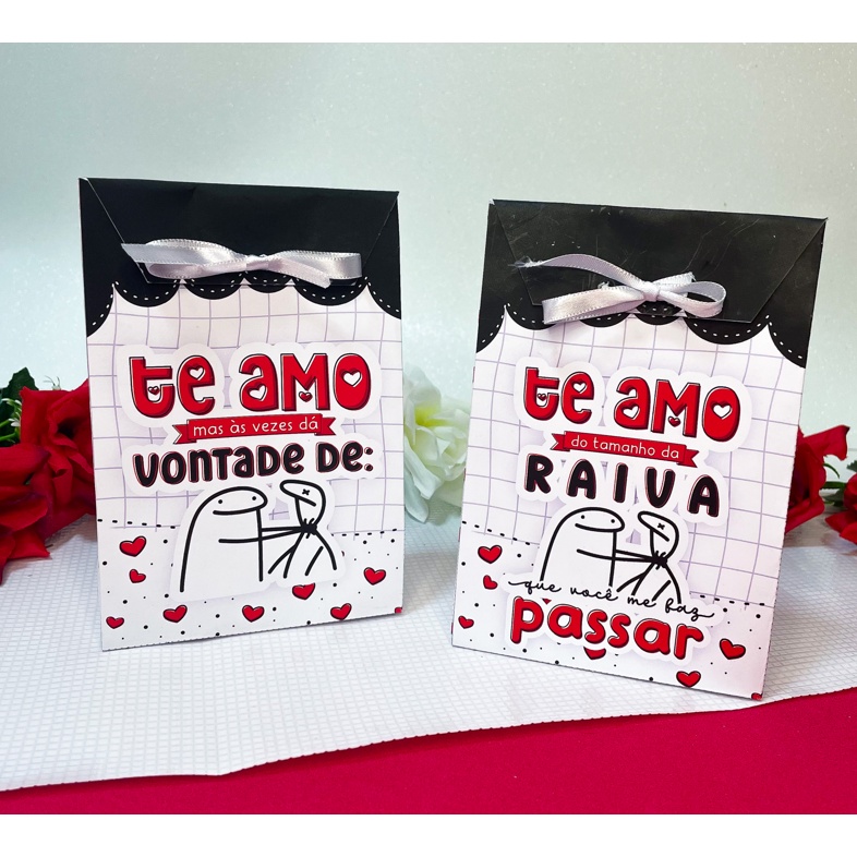Saquinho / sacola  Flork - Dia dos namorados