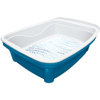 Caixa De Areia Grande Higiênica Gato 3 Peças Com Peneira em Oferta na Shopee