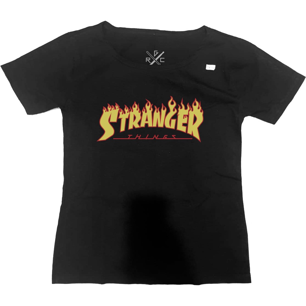 Camiseta/Babylook Stranger Things, Série, Thrasher