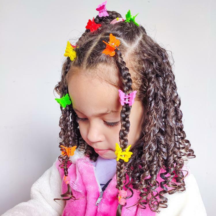 10 Presilhas de Borboleta Infantil presilha piranha de cabelo borboleta  borboletinha | Shopee Brasil
