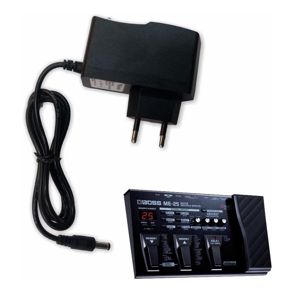 Fonte Para Pedaleira Boss Me-25 ( Carregador / Cabo de Força / Cabo de Energia ) - R2513 em Oferta na Shopee