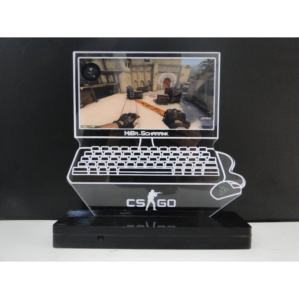 Luminária CSGO Counter Strike CS GO Computador PC