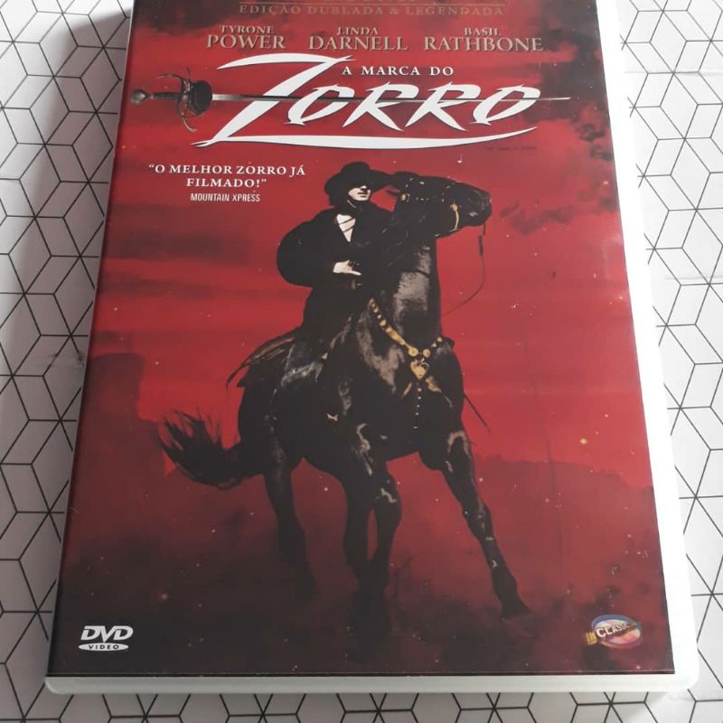 Dvd Duplo a marca do Zorro Original