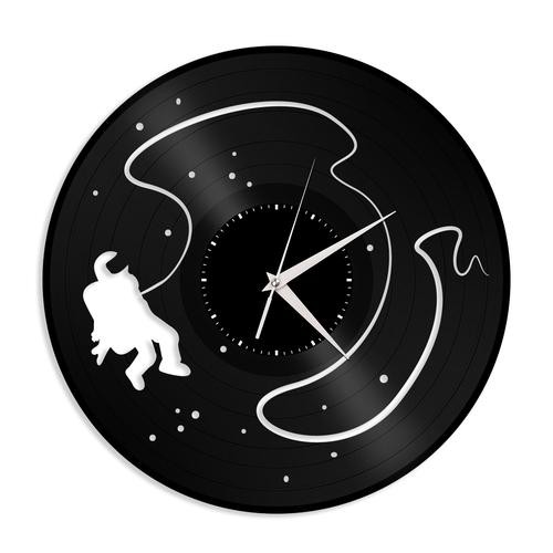 Astronauta - Relógio Disco De Vinil Decoração