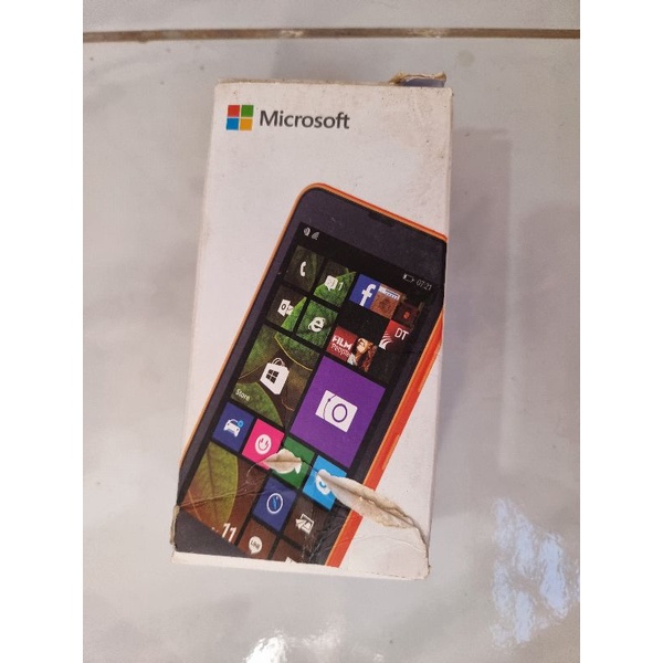 caixa vazia Nokia Lumia Microsoft