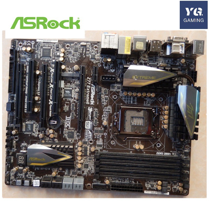 ASRock Z77 Extreme4/6 Placa-Mãe Z77 Slot LGA1155 DDR3 SATA3 USB3.0