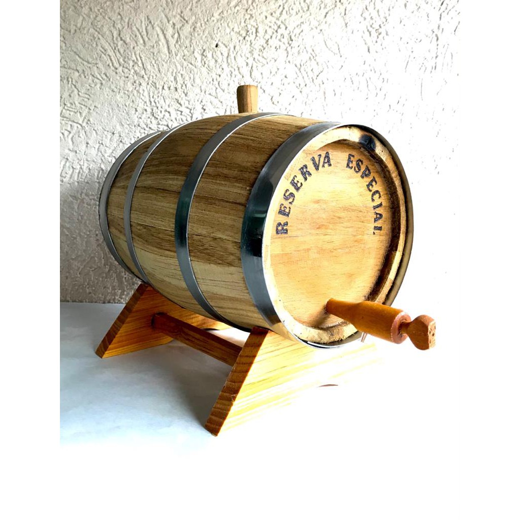 Tonel Barril De Amburana 3 Litros Cachaça Umburana