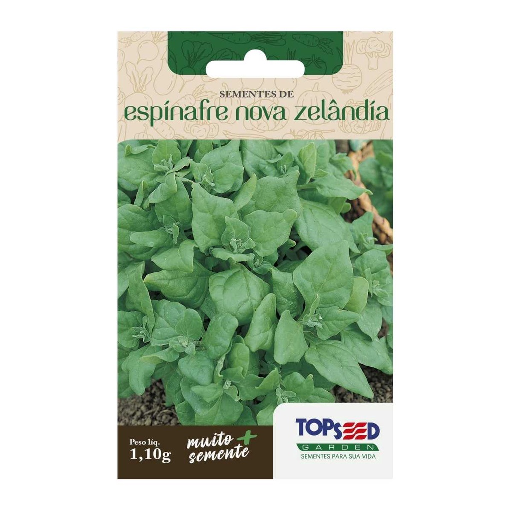 Sementes Espinafre Nova Zelândia TOPSEED em Oferta na Shopee
