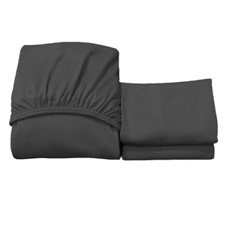 Lençol Casal Queen Liso Malha Grossa + 2 Fronhas