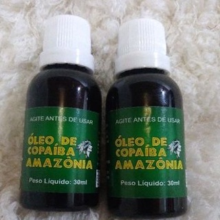 kit 2 Óleo De Copaíba Da Amazônia 100% Natural 30ml uso interno e externo