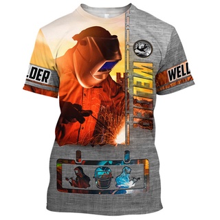 Soldador Ferramenta Impressão 3D Digital De Manga Curta Popular Harajuku Camiseta Quente Tendência Super Personalidade Roupas