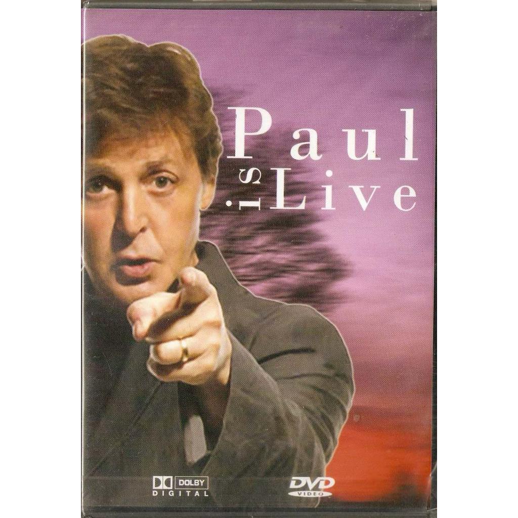 Dvd Paul Mccartney - Paul Is Live