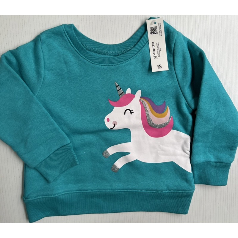 Blusa Infantil flanelada unicornio Garanimals Bebe importada Original EUA