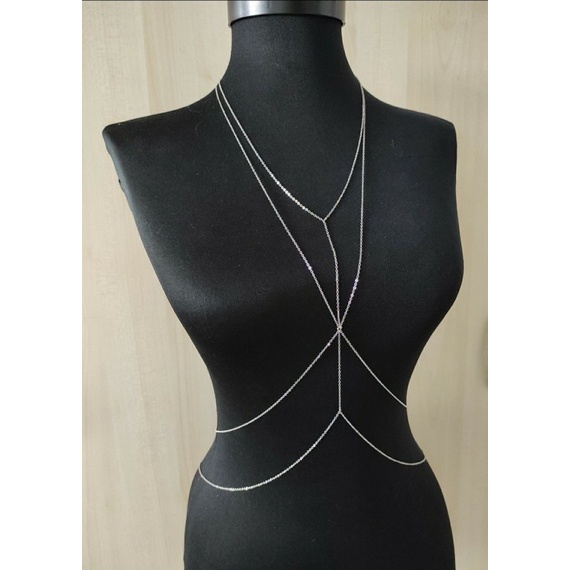 colares corporal joias de corpo borychain Bodychain da moda para homens e mulheres Festival