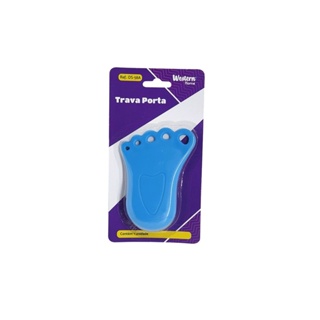 Trava Porta De Plastico Vermelho Ou Azul Western Ds-58A em Oferta na Shopee