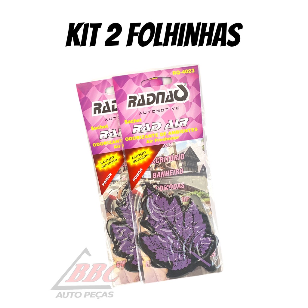 Kit 2 Aromatizantes Cheirinho Carro Folhinha Odorizante De Ambientes em Oferta na Shopee