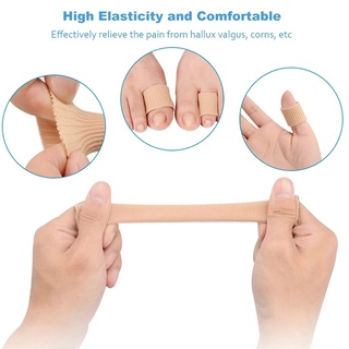 Silicone Tubo toe Calos blister Ortopedia Cola Protetora Joanete Dedo Manga