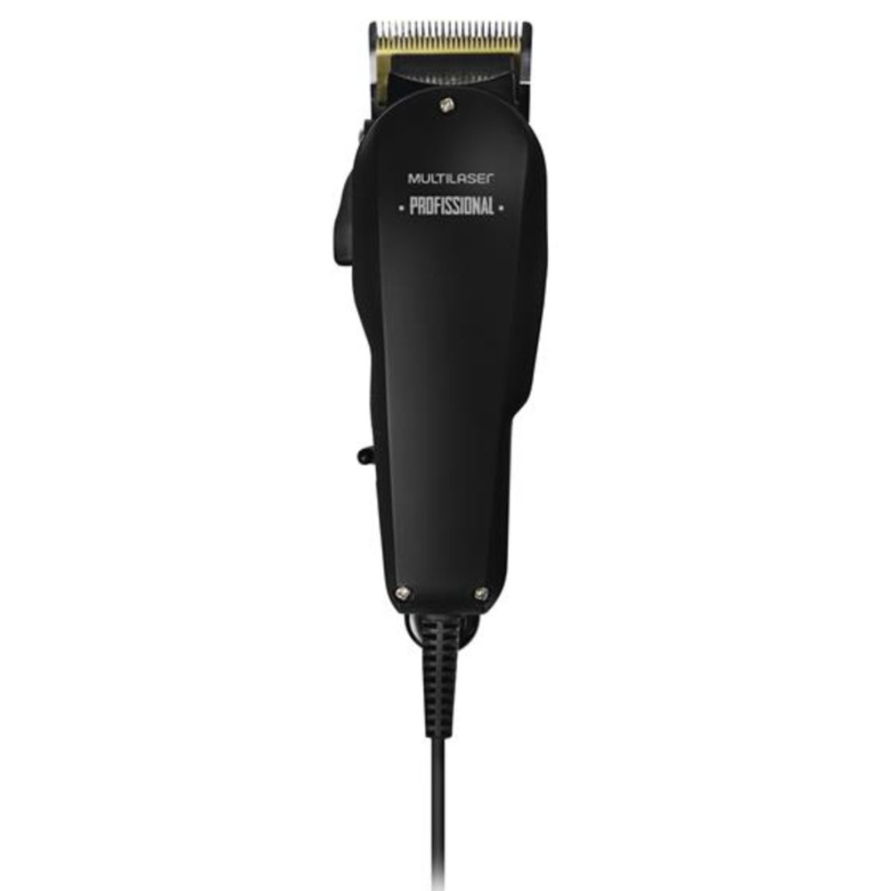 Máquina de Cortar Cabelo Multilaser 4 em 1 Profissional 220V 10W Preta - EB037