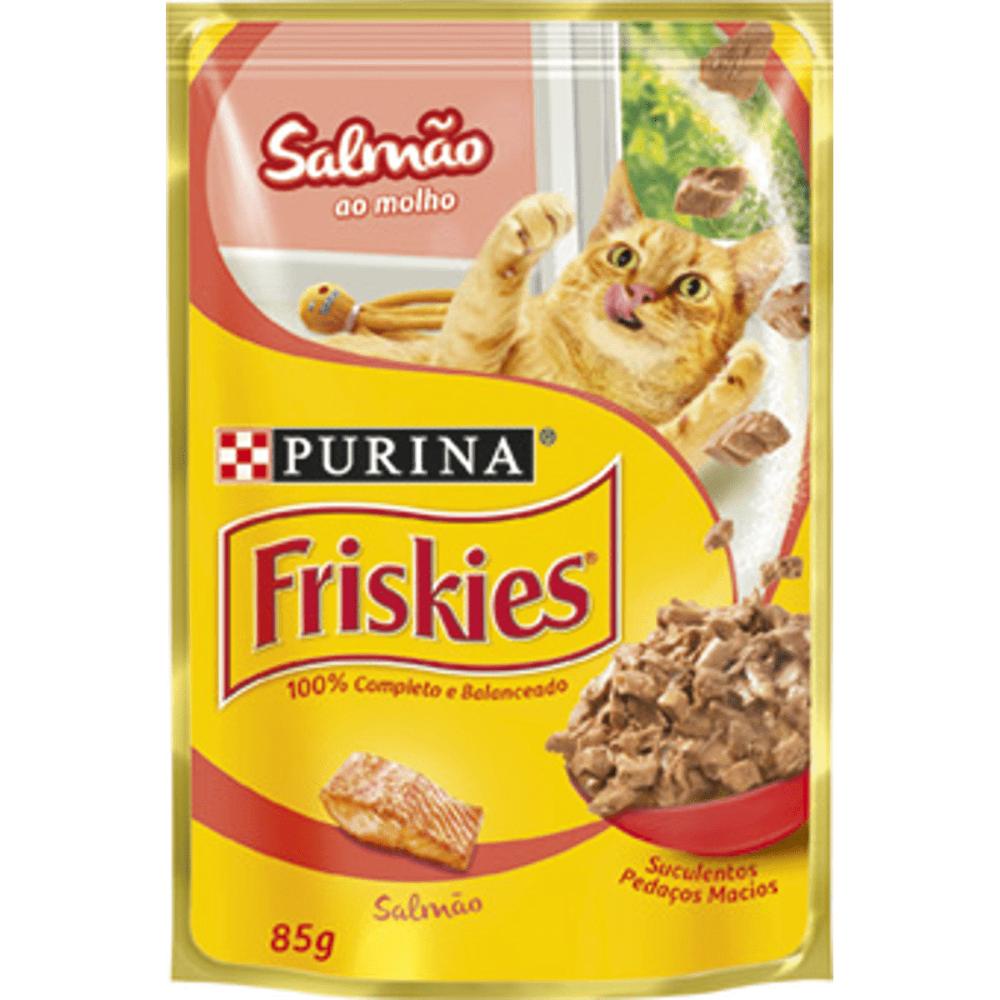 Ração Friskies Salmão Ao Molho 85G - Pets