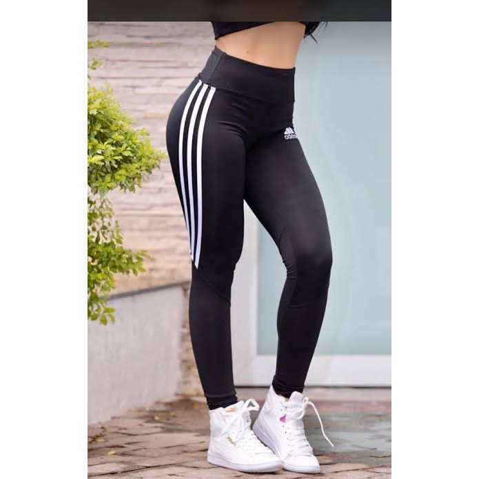 legging adidas listras