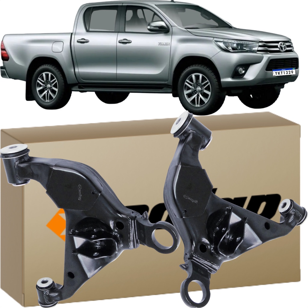 Par Bandeja Balança Dianteira Inferior Original Cofap Toyota Hilux e SW4 2016 até 2021