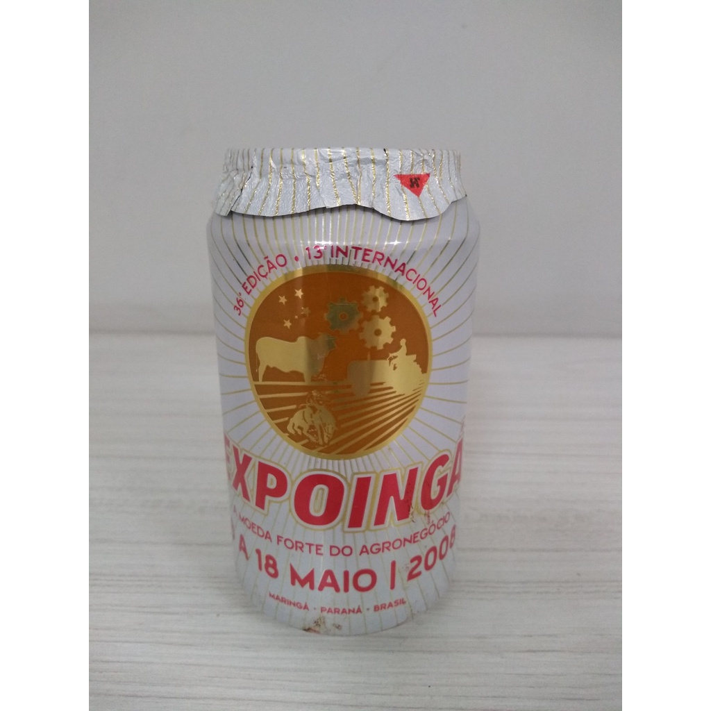 Lata Coleção Cerveja Conti Expoingá 2008 (vazia)