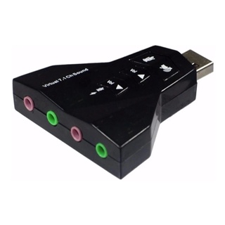 Adaptador Usb De Som 7.1 Para 2 Microfone E 2 Fones em Oferta na Shopee