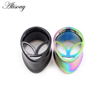Alisouy 2pcs 8-25mm Túneis De Orelha De Aço Inoxidável Teardrop Face Plugues Expansores Maca Medidores De Perfuração Do Corpo em Oferta na Shopee