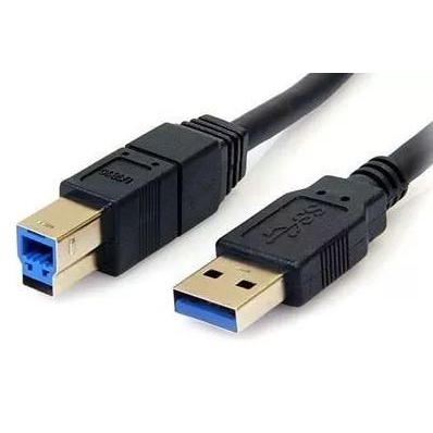 Cabo Para Impressora Usb 3.0 Am/bm 1.8 Metros Novo Kolke Cabo 1,8m USB 3.0 AM/BM Impressora Scanner Monitor HD Externo A B