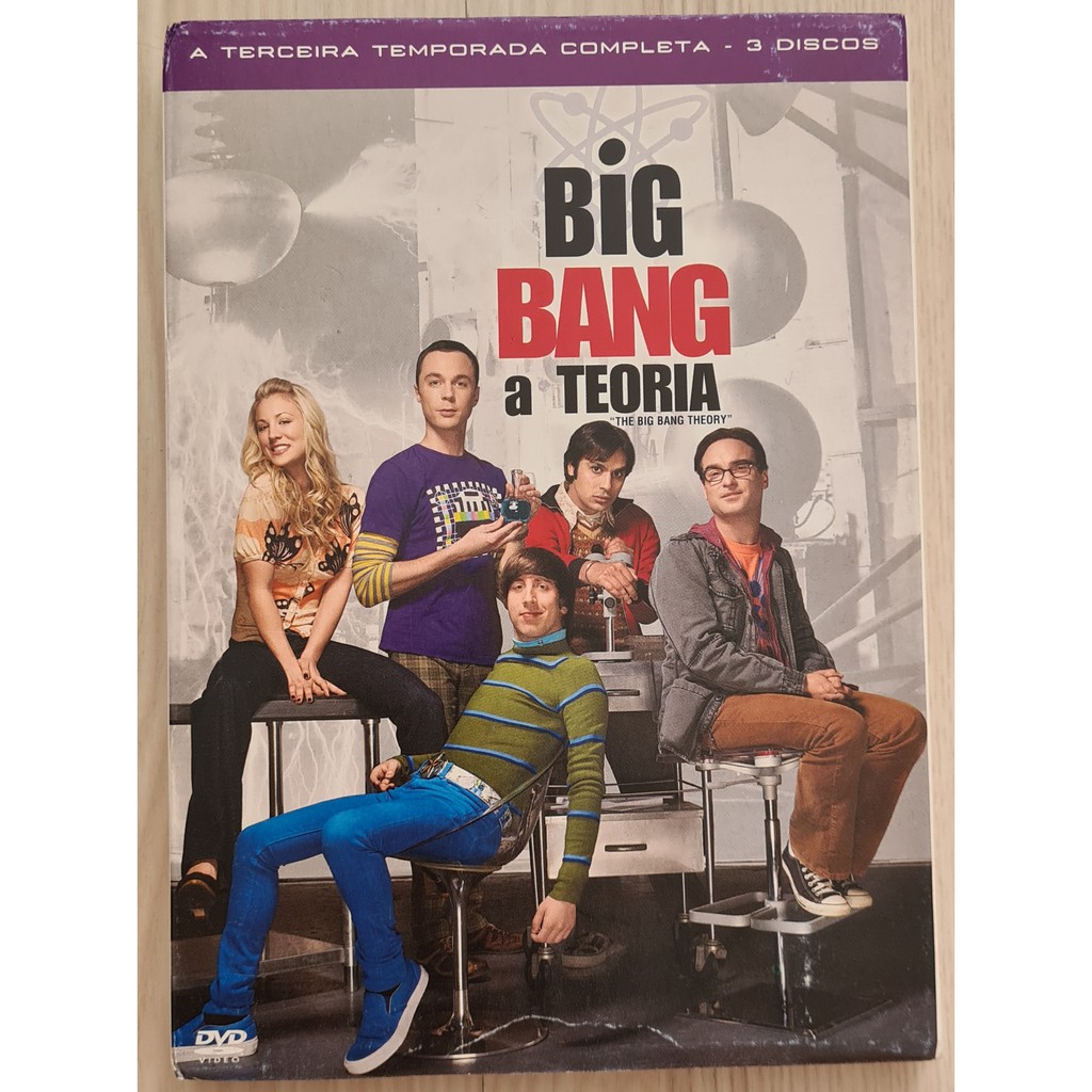 Box DVD completo The Big Bang Theory 3 terceira temporada | Shopee Brasil