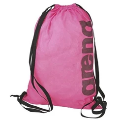 Bolsa de Natação Saco de Material Fast Mesh Arena Preto/Rosa