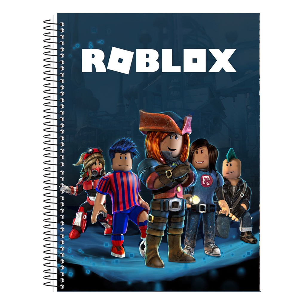 Caderno 1 Matéria Roblox Personalizado