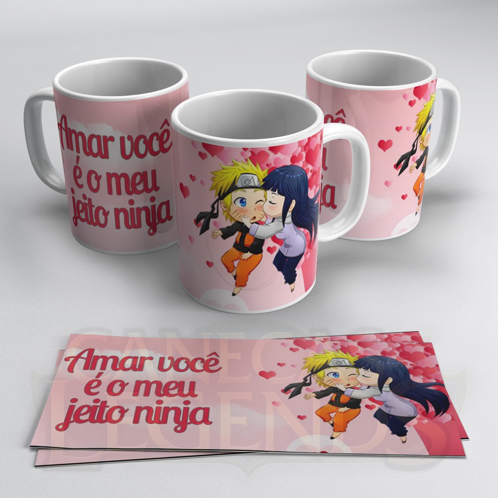 Caneca Naruto E Hinata Dia Dos Namorados Casal Anime Estampa Declaração De  Amor Com Frase Desenho Xícara Cerâmica Sublimação Estampado 350ml Naruto  Shippuden Uzumaki Hyuga - Mega Oferta