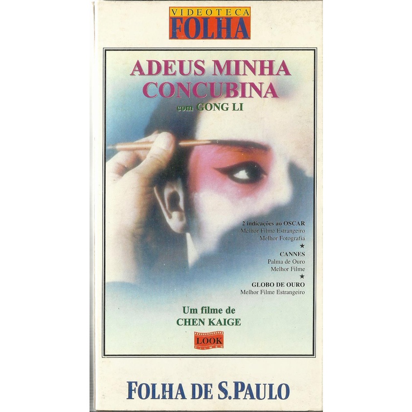 110 Fvc- Fita de VHS Original- Filme- Adeus Minha Concubina- Drama- Legendado