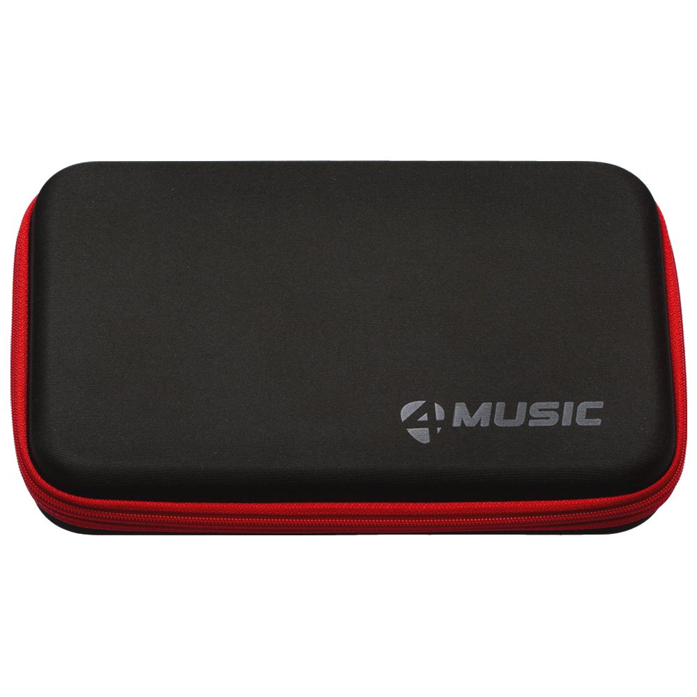 Case para 6 Gaitas Diatônicas 4 Music Preto e Vermelho em Oferta na Shopee