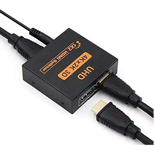 Divisor Hdmi Hdcp Splitter 1 Entrada 2 Saídas Full Hd 1x2 4k